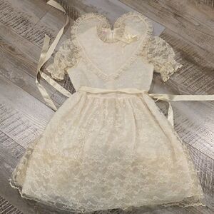 Vintage Merry doll 60s 70s Dress with Flutter Sleeves